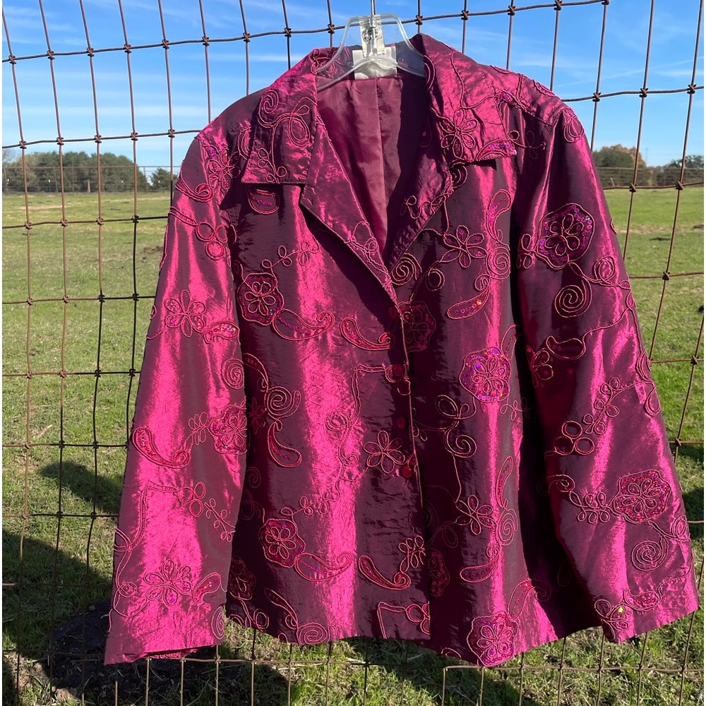 Renaissance Magenta/ Fuchsia Tunic/ Jacket